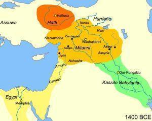 Mesopotamia (1400 î.Hr.) | sursa: Javierfv1212 - worldhistory.org