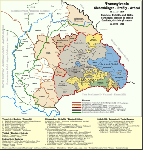 Organizarea administrativ-teritorială a Transilvaniei | sursa: wikipedia.org