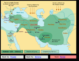 Persia (539-330 î.Hr.) | sursa: hyperhistory.com