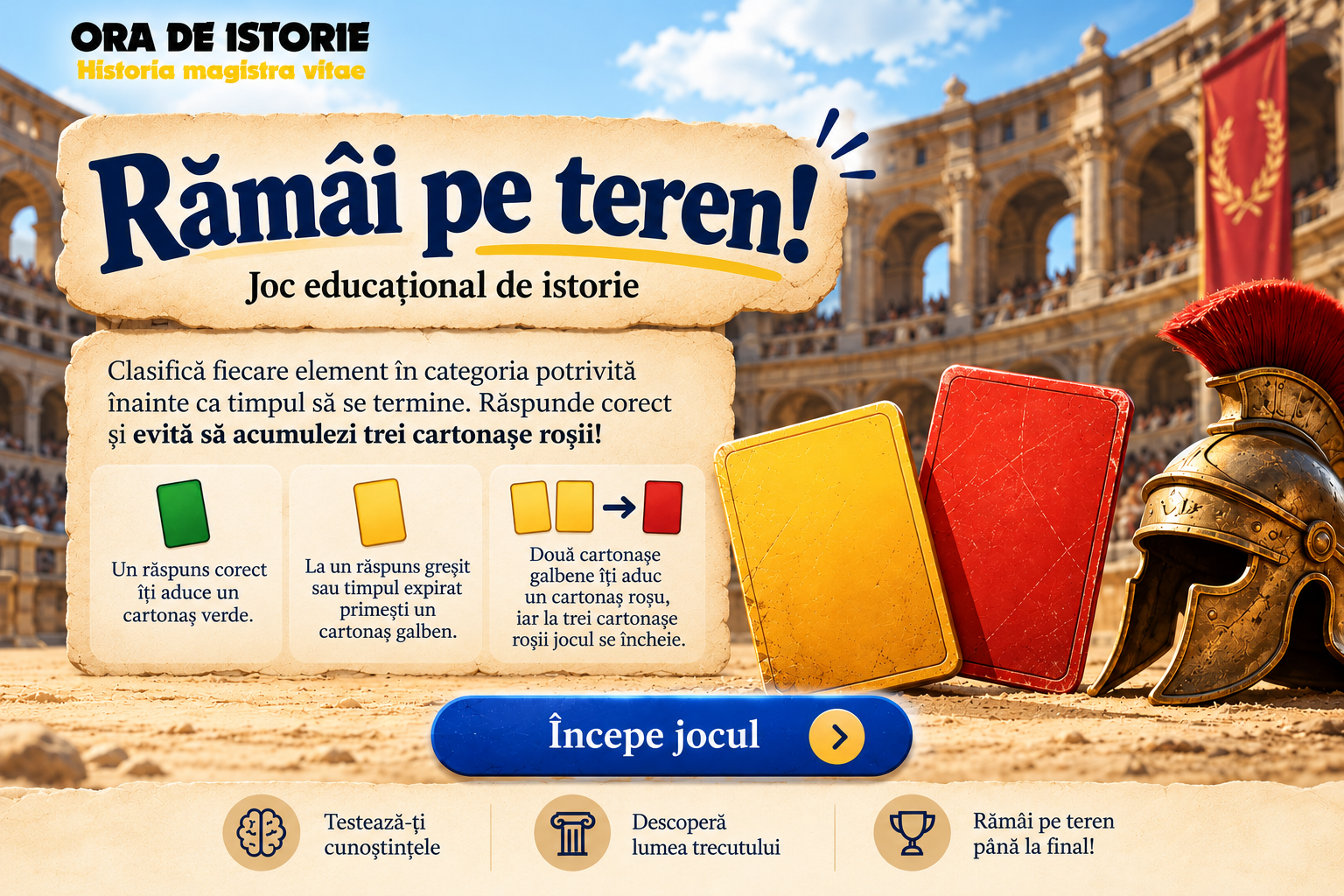 Rămâi pe teren