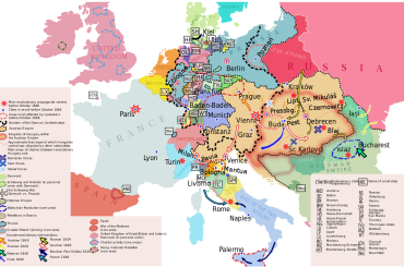 Revoluția de la 1848 în spațiul european | © scalar.usc.edu