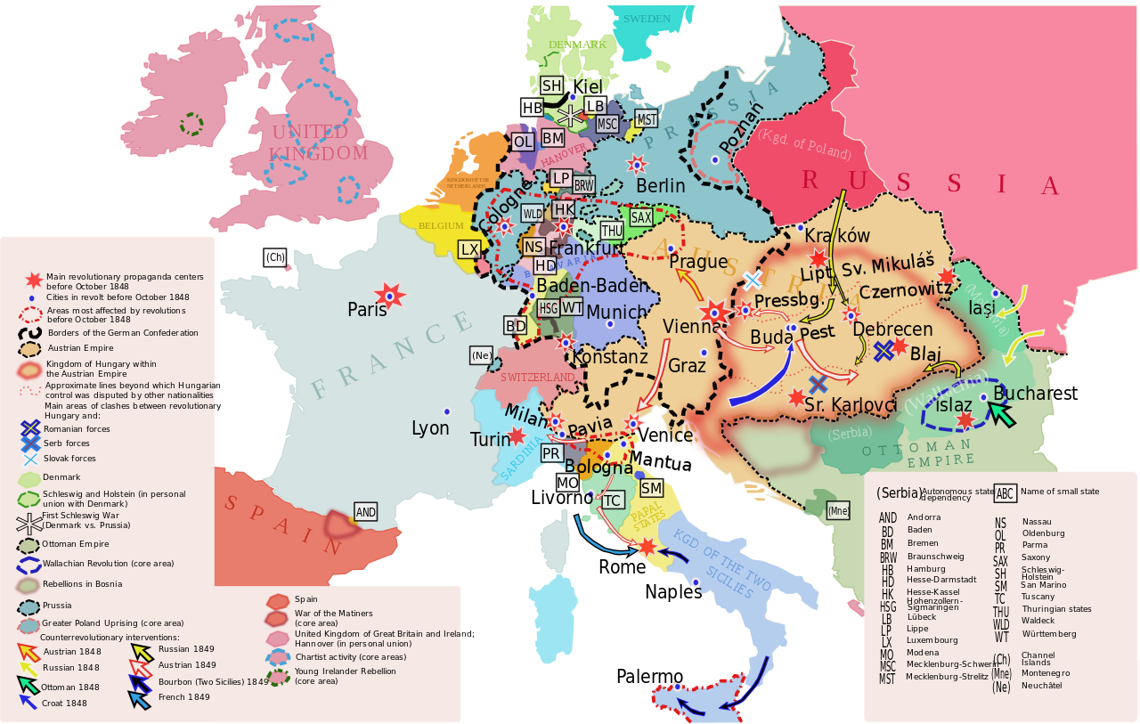 Revoluția de la 1848 în spațiul european