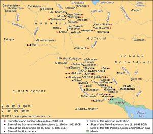 Situri arheologice din Mesopotamia | sursa: britannica.com