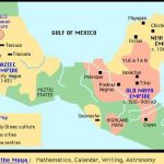 Teritorii aztece și mayașe | sursa: faculty.atu.edu