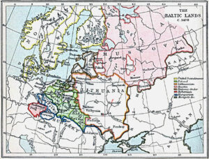 Ținuturile baltice (1478) | sursa: maps.lib.utexas.edu