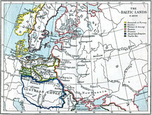 Ținuturile baltice (1809) | sursa: maps.lib.utexas.edu