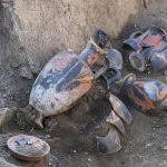 Vase din ceramică din Pompei